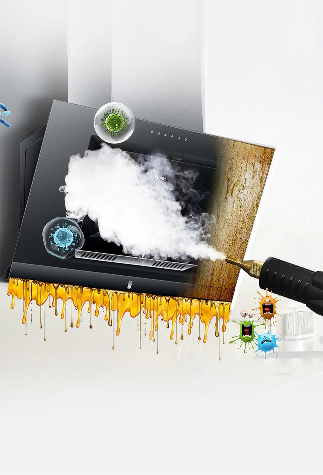 Limpiador de vapor de 2500W