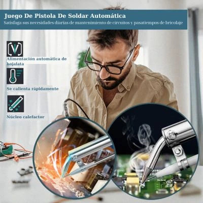 PISTOLA CAUTÍN VERSÁTIL: Tu Aliado en Soldaduras Eficientes