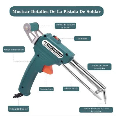 PISTOLA CAUTÍN VERSÁTIL: Tu Aliado en Soldaduras Eficientes