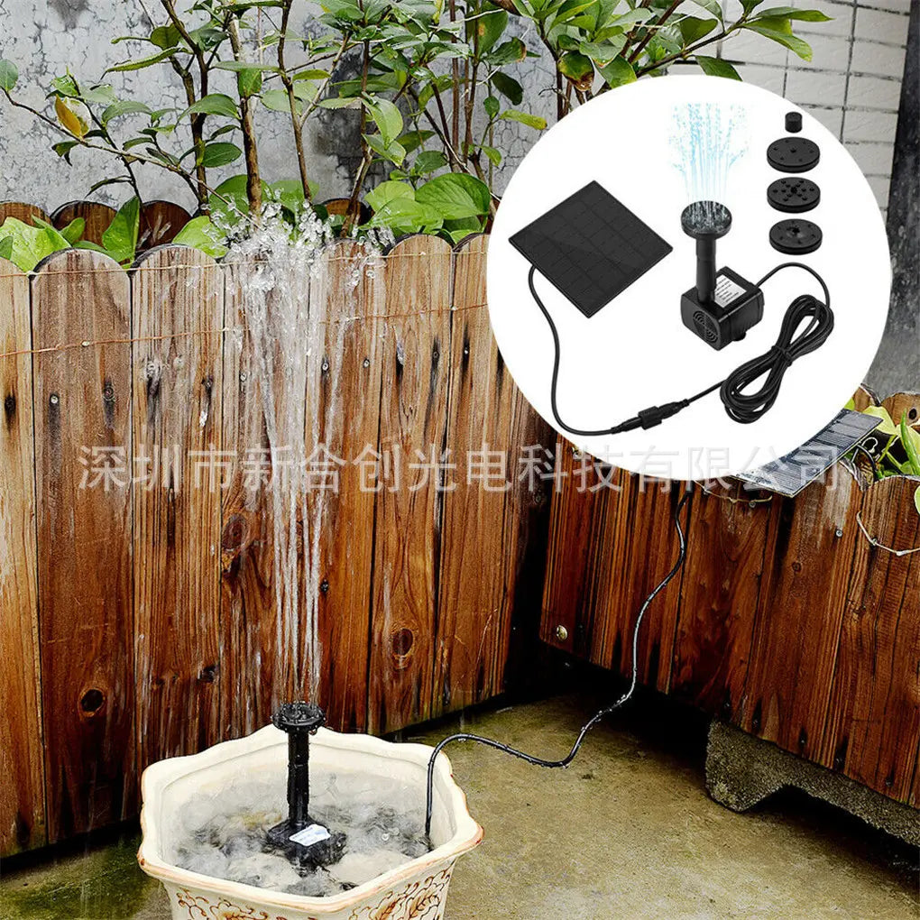 La innovadora y ecológica nueva Fuente de Agua Solar para Jardines y Estanques【Compra 1 y Llévate 1 Gratis】