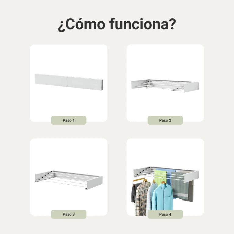 NINJARACK™ TENDEDERO PLEGABLE DE PARED