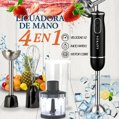 LICUADORA DE MANO 4 EN 1