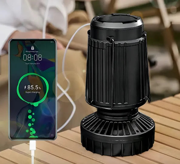 LÁMPARA VENTILADOR SOLAR