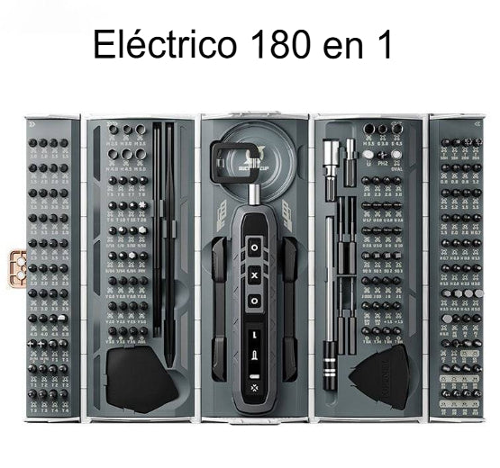 Juego de destornilladores de precisión 180 en 1