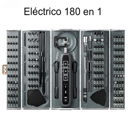 Juego de destornilladores de precisión 180 en 1