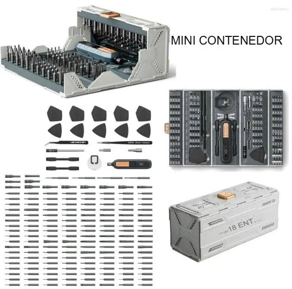 Juego de destornilladores de precisión 180 en 1